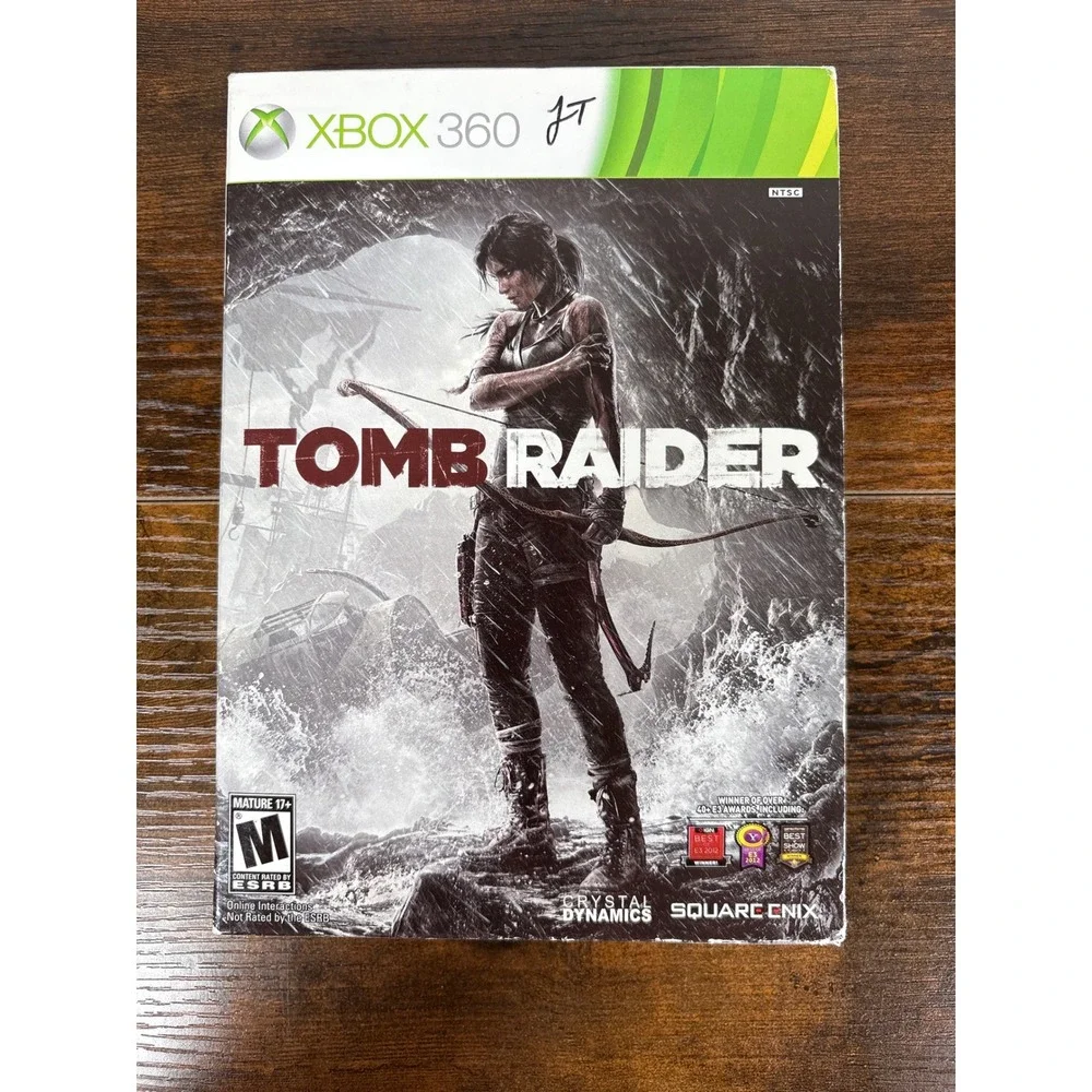 Tomb Raider Xbox‎ 360 Game with Art Book and Slipcover 2013 Square Enix NTSC